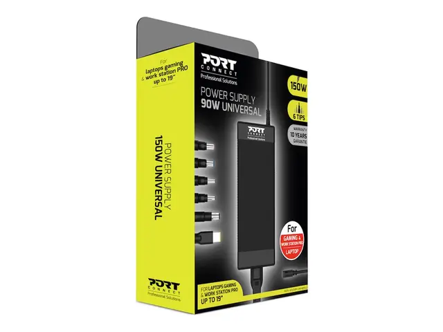 PORT Connect - Strømadapter AC 100-240 V 150 watt
