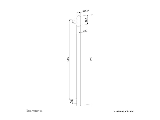 Neomounts ACL25-500BL - Monteringssett (forlengelsesstang) for pro...