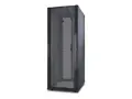APC NetShelter SX Networking Enclosure with Sides Rack - svart - 42U - TAA-samsvar - for P/N: SUA1000RMI2U, SUA2200RMXLI3U, SUA5000RMI5U