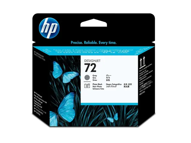 HP 72 - Grå, fotosort skriverhode for DesignJet T1100, T1100ps, T1...