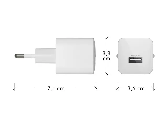 dbramante1928 re-charge - Strømadapter 18 watt (USB) hvit Europa
