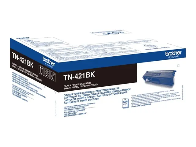 Brother TN421BK - Svart - original - tonerpatron - for Brother DCP...