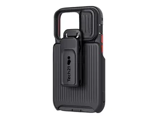 Tech21 Evo Max - Baksidedeksel for mobiltelefon robust - hylster - MagSafe-samsvar - FlexShock - svart - for Apple iPhone 14 Pro