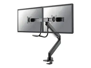 Neomounts NM-D775DX - Monteringssett full bevegelse - for 2 LCD-skjermer - svart - skjermst&#248;rrelse: 10&quot;-32&quot; - klemmemonterbar, malje, skrivebordsmonterbar