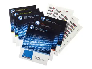HPE Ultrium 6 RW Bar Code Label Pack - Strekkodeetiketter for StoreEver MSL2024, MSL4048, MSL8096; StoreEver 1/8 G2