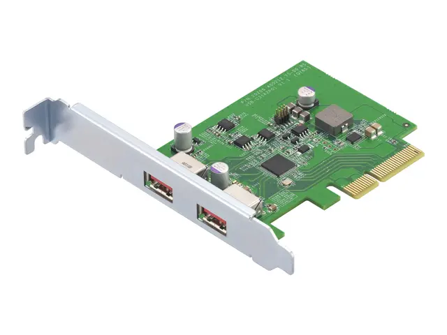 QNAP QXP-10G2U3A - USB-adapter PCIe 2.0 x2 lav profil USB 3.2 Gen ...