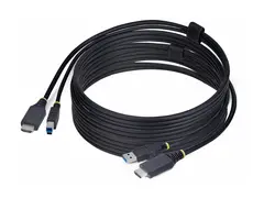 StarTech.com 10ft (3m) HDMI and USB 5Gbps KVM Cable Tastatur / video / musekabel (KVM) - HDMI, USB-type A (hann) til HDMI, USB Type B (hann) - 3 m - 4K 60Hz st&#248;tte, HDR10-st&#248;tte - svart