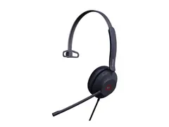 Yealink UH37 Mono - Hodesett - on-ear kablet - USB - lydisolerende - svart - Certified for Microsoft Teams