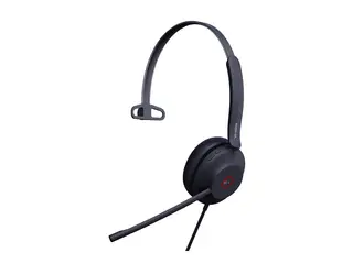 Yealink UH37 Mono - Hodesett - on-ear kablet - USB - lydisolerende - svart - Certified for Microsoft Teams