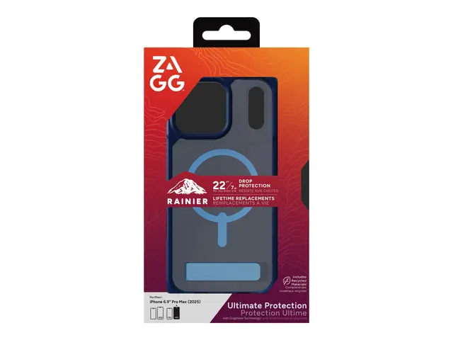 ZAGG Rainier Snap - Baksidedeksel for mobiltelefon robust MagSafe-...