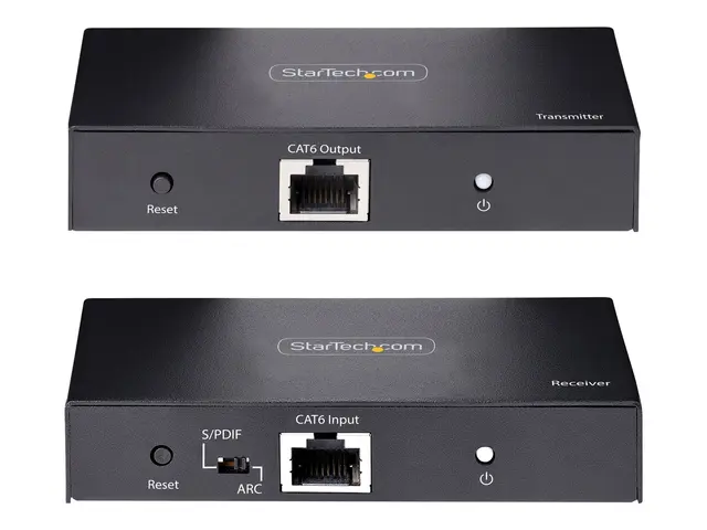 StarTech.com 4K HDMI Extender Over CAT5/CAT6 Cable, 60Hz HDR Video...