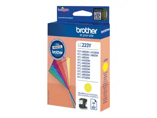 Brother LC223Y - Gul - original - blekkpatron for Brother DCP-J4120DW, DCP-J562DW, MFC-J4420DW, MFC-J4625DW, MFC-J5320DW, MFC-J5625DW