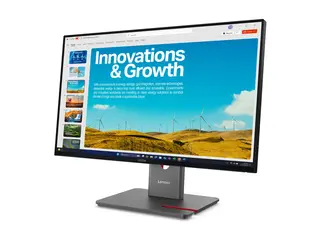Lenovo ThinkVision P24QD-40 - LED-skjerm 24" (23.8" synlig) - 2560 x 1440 QHD @ 120 Hz - IPS - 300 cd/m² - 1500:1 - DisplayHDR 10 - 4 ms - HDMI, DisplayPort, USB-C - eklipsesvart