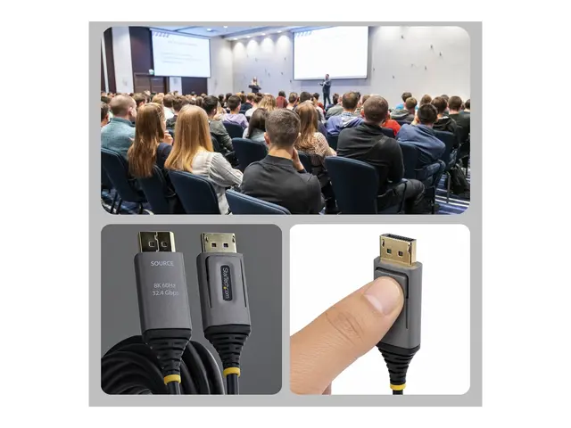 StarTech - DisplayPort-kabel - DisplayPort (hann) låst til Display...