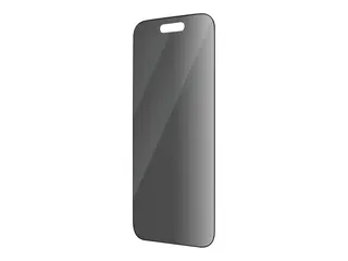 PanzerGlass - Skjermbeskyttelse for mobiltelefon ultrabred passform - glass - med personvernsfilter - rammefarge svart - for Apple iPhone 14 Pro