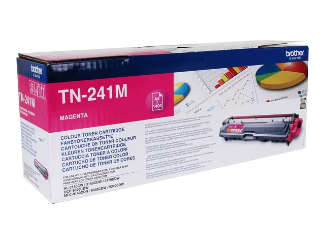 Brother TN241M - Magenta - original - tonerpatron - for Brother DC...