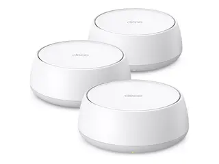 TP-Link Deco BE22 V1 - Wi-Fi-system - (3 rutere) inntil 6500 kvadratfot - maske 1GbE, Wi-Fi 7 Dobbeltb&#229;nd
