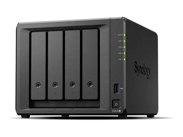 Synology Disk Station DS925+ - NAS-server 4 brønner SATA-600 / NVM...