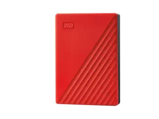 WD My Passport WDBR9S0060BRD - Harddisk - kryptert 6 TB - ekstern (b&#230;rbar) - USB 3.2 Gen 1 - 256-bit AES - r&#248;d