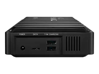 WD_BLACK D10 Game Drive WDBA3P0080HBK Harddisk - 8 TB - ekstern (bærbar) - USB 3.2 Gen 1 - 7200 rpm - svart