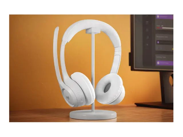 Logitech Zone 300 - Hodesett on-ear Bluetooth trådløs elfenbenshvit