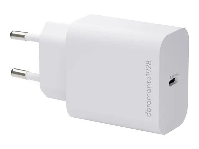 dbramante1928 re-charge - Strømadapter 30 watt (USB-C) hvit Europa