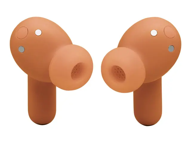 JBL LIVE Beam 4 - True wireless-hodetelefoner med mikrofon i øret - Bluetooth - aktiv støydemping - oransje 