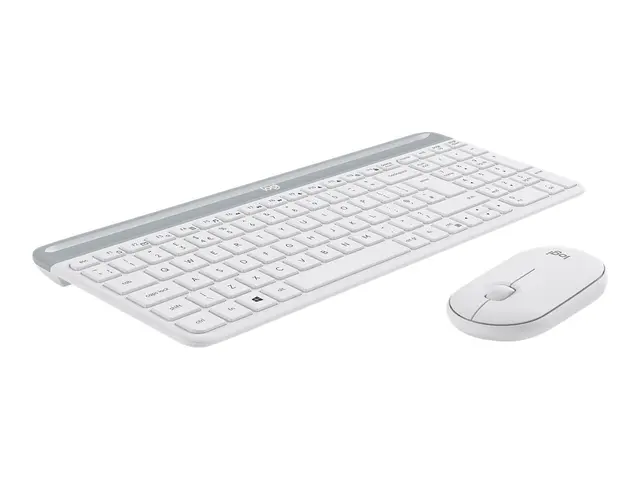 Logitech Slim Wireless Combo MK470 - Tastatur- og mussett - trådlø...