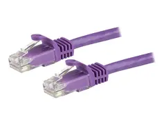 STARTECH 1.5 M CAT6 CABLE PURPLE SNAGLESS - 24 AWG COPPER WIRE
