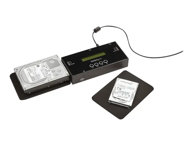 StarTech 1:1 Hard Drive Duplicator and Eraser for 2.5"/ 3.5" SATA ...