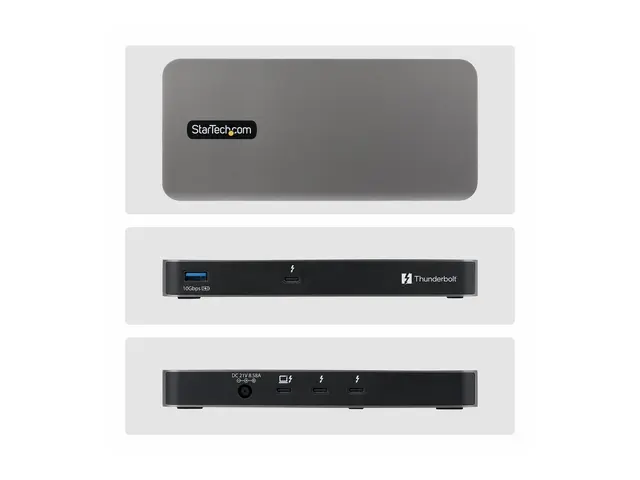 Startech - dokkingstasjon USB4 / Thunderbolt 4 5 3 x