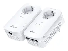 TP-Link TL-PA8033P KIT V4 - Starter Kit - str&#248;mlinjeadaptersett 3-portssvitsj 1GbE, HomePlug AV (HPAV), HomePlug AV (HPAV) 2.0, IEEE 1901 - veggpluggbar - med TP-Link TL-PA8010P