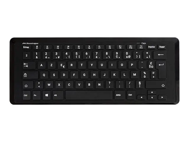 Mousetrapper Type Mini - Tastatur compact trådløs Bluetooth AZERTY...