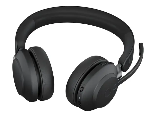 Jabra Evolve2 65 UC Stereo - Hodesett - on-ear - Bluetooth - trådl...