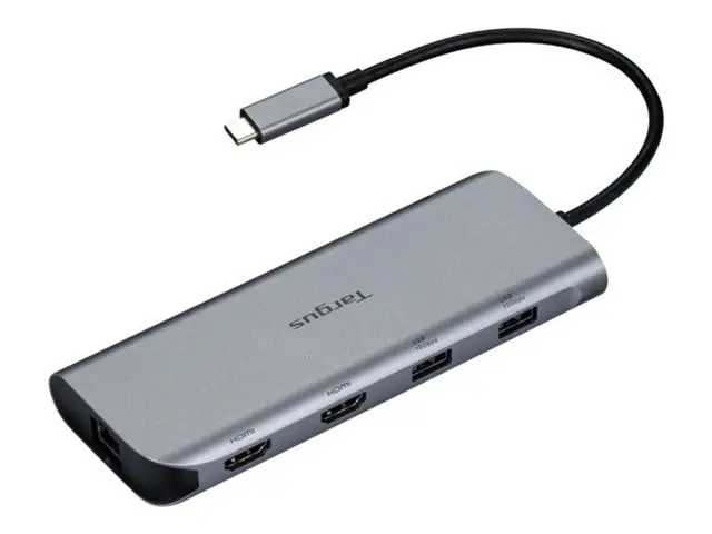 Targus - dokkingstasjon USB-C 2 x HDMI 1GbE