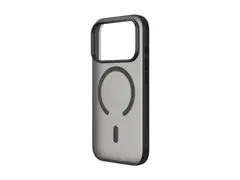 Belkin SheerForce Grip Series - Beskyttende deksel for mobiltelefon MagSafe-samsvar - plastikk - svart - for Apple iPhone 17 Pro, 18 Pro