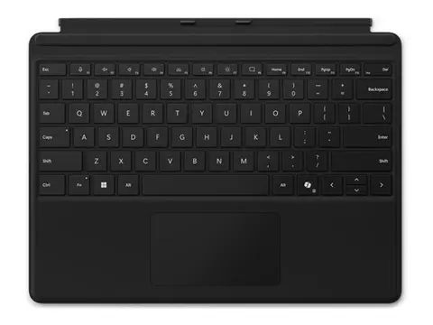 Microsoft Surface Pro Keyboard - Tastatur med styrepute, akselerometer - bakbelysning - QWERTY - Nordisk - svart - for Surface Pro 10 for Business