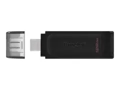 Kingston DataTraveler 70 - USB-flashstasjon 128 GB - USB-C 3.2 Gen 1