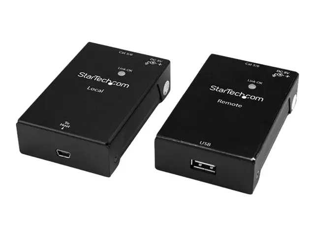 StarTech.com USB 2.0 Extender over Cat5e/Cat6 Cable (RJ45), Up to ...