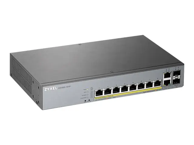 Zyxel GS1350-12HP - Switch - smart - 8 x 10/100/1000 (PoE+) + 2 x ...