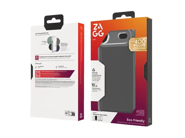 ZAGG Luxe - Baksidedeksel for mobiltelefon - MagSafe-samsvar - bla...