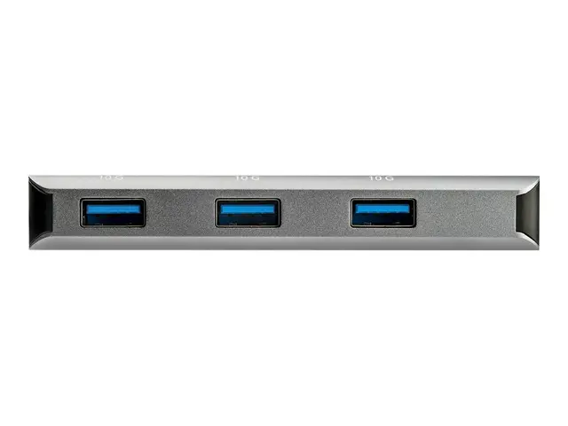 StarTech.com 3 Port 10Gbps USB C Hub with SD Card Reader, 3x USB-A...
