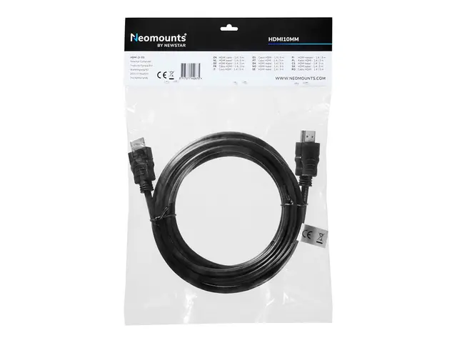Neomounts - HDMI-kabel HDMI hann til 3 m svart