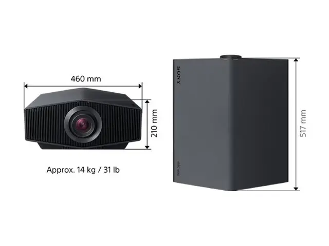 Sony VPL-XW6100ES - SXRD-projektor 2700 lumen (farge) 3840 x 2160 ...
