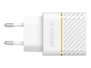 OtterBox Wall Charger - Str&#248;madapter - 20 watt (24 pin USB-C) hvit - Europe (unntatt Storbritannia, Irland, Malta, Cyprus)