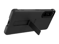 Sony XQZ-CBCT - Baksidedeksel for mobiltelefon polyuretan, polykarbonat - svart - for XPERIA 1 IV