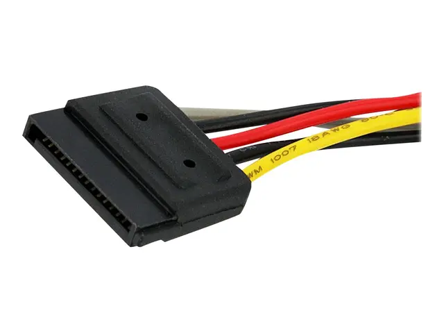 StarTech.com 6in SATA Power Y Splitter Cable Adapter - M/F - Power...