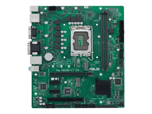 ASUS PRO H610M-CT D4-CSM - Hovedkort micro ATX LGA1700-sokkel H610...
