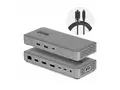 Startech - dokkingstasjon - USB4 / Thunderbolt 4 / Thunderbolt 5 2 x DP - 1GbE, 2.5GbE