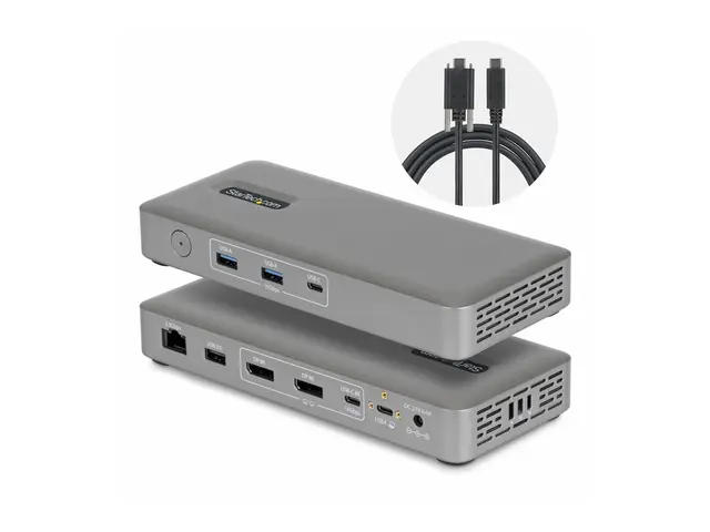 Startech - Dokkingstasjon - USB4 / Thunderbolt 4 / Thunderbolt 5 -...